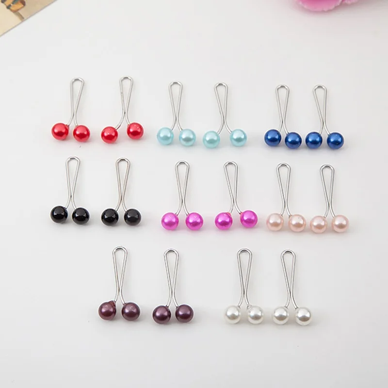 5 шт./лот случайные модные красочные мусульманские застежки для шарфа Брошь Зажим