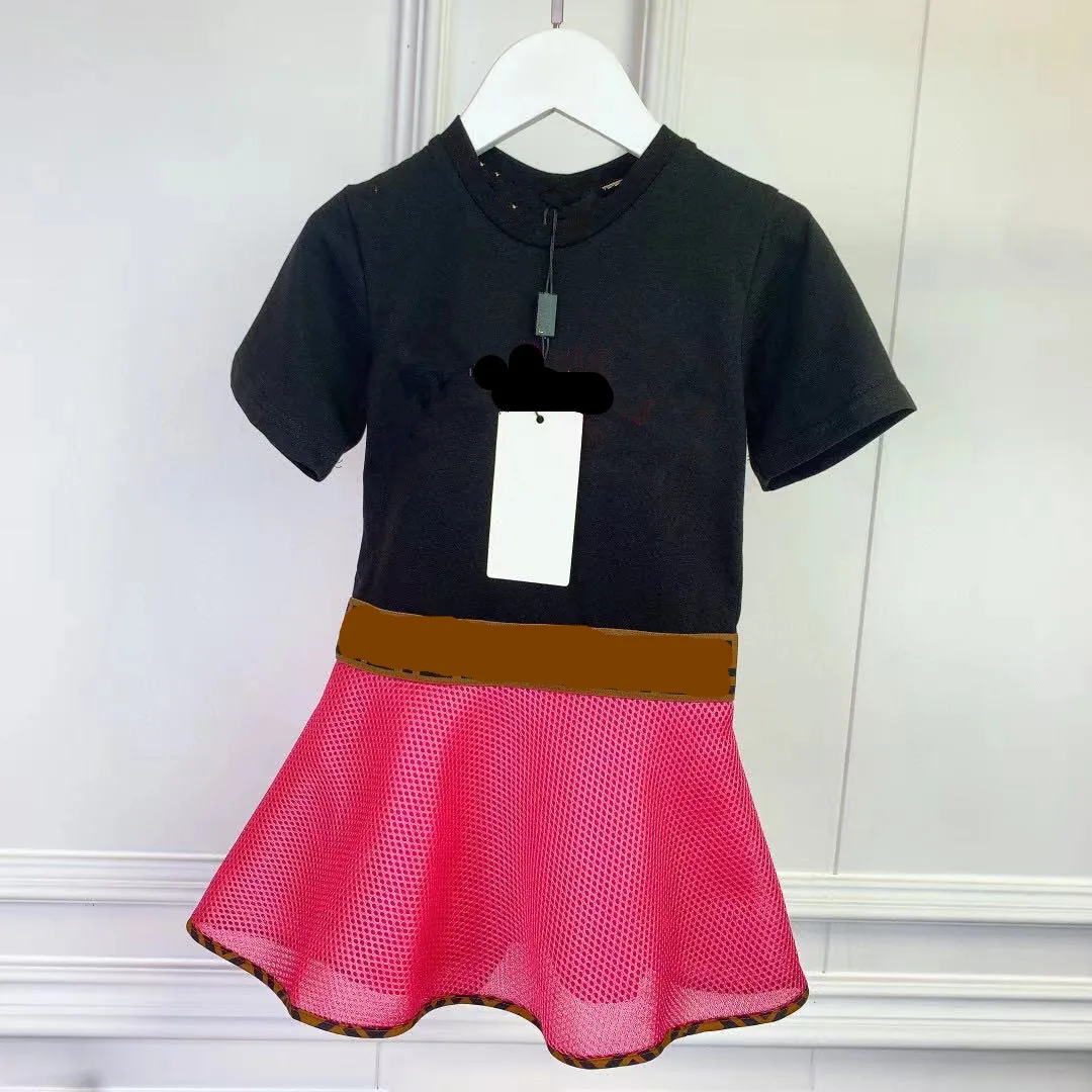 

Instock 2021 Summer Letter Printed Girls Dress Boutique Brand Children Clothing