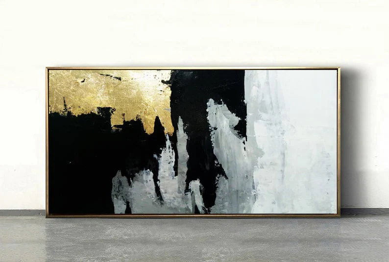 

Large Painting Black Gold Painting Abstract Painting Art Canvas Painting Oil Canvas Painting Painting Canvas Oversize Painting