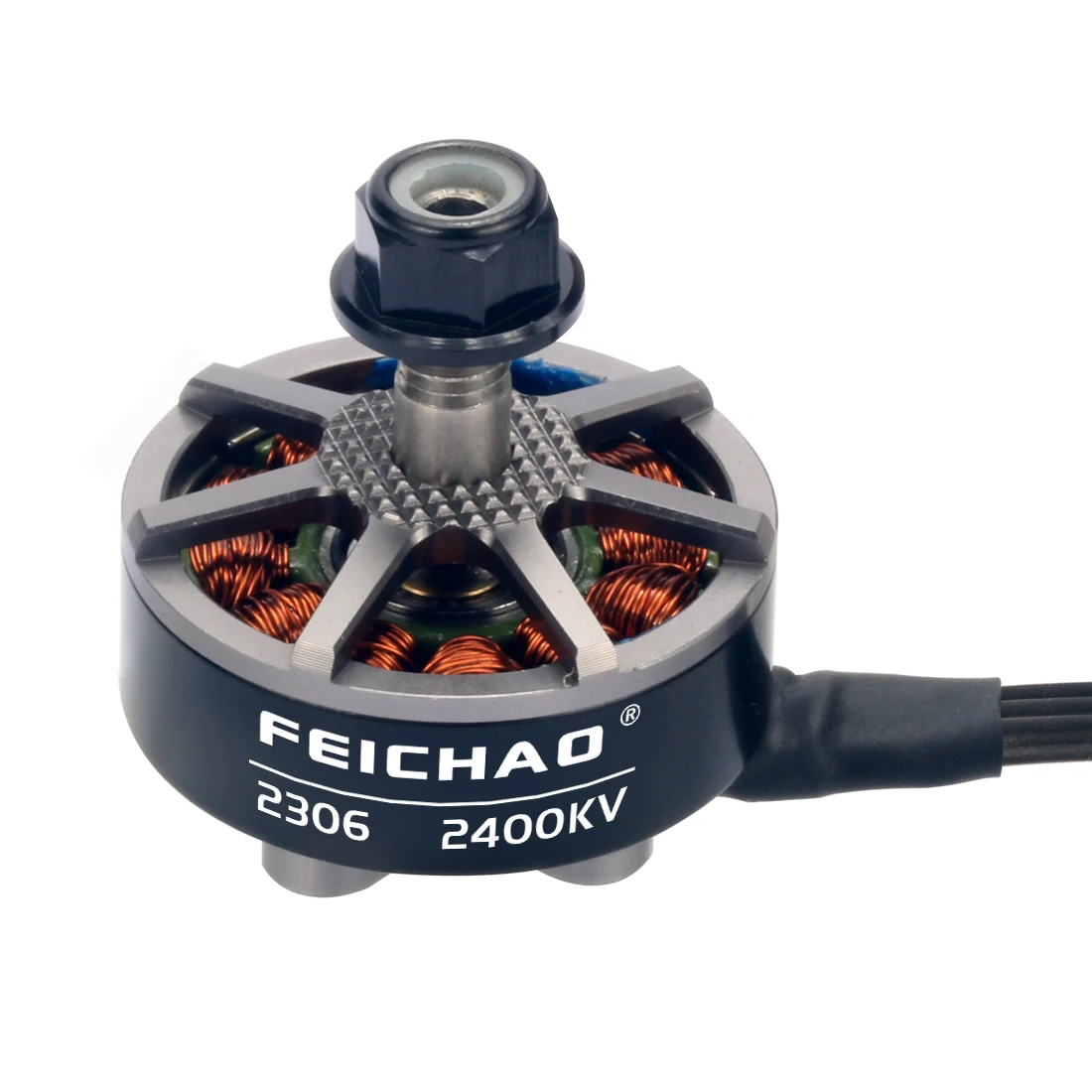 Feichao 2306 бесщеточный двигатель серый 210 кВ 3 4S мотор для 250 280 300 FPV гоночный Дрон