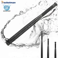 pocketman baseball bat led flashlight lumens super bright aluminium alloy torch for emergency and self defense z44