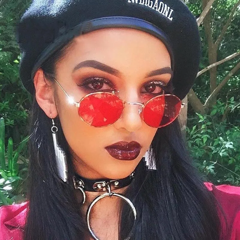 

Round Small Sunglasses For Men Women Vintage Classic Statement Circle Shaped Glasses Retro Designer Outdoor Colorful Sunglasses