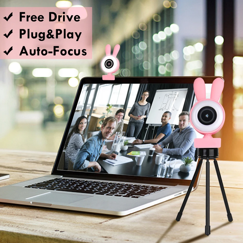 1080P HD веб-камера милые веб-Камера Встроенный микрофон Автофокус с разрешением Full