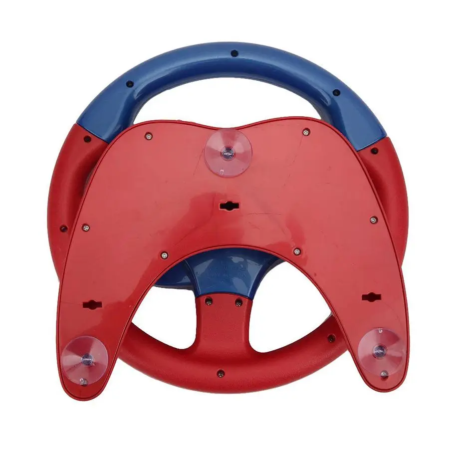 Электронная игрушка с рулевым колесом светильник симулятор вождения автомобиля звук рулевое колесо