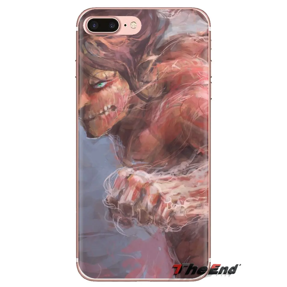 Shingeki no kyojin прозрачный мягкий чехол для iPod Touch Apple iPhone 4 4s 5 5S SE 5C 6 6S 7 8 X XR XS Plus MAX |