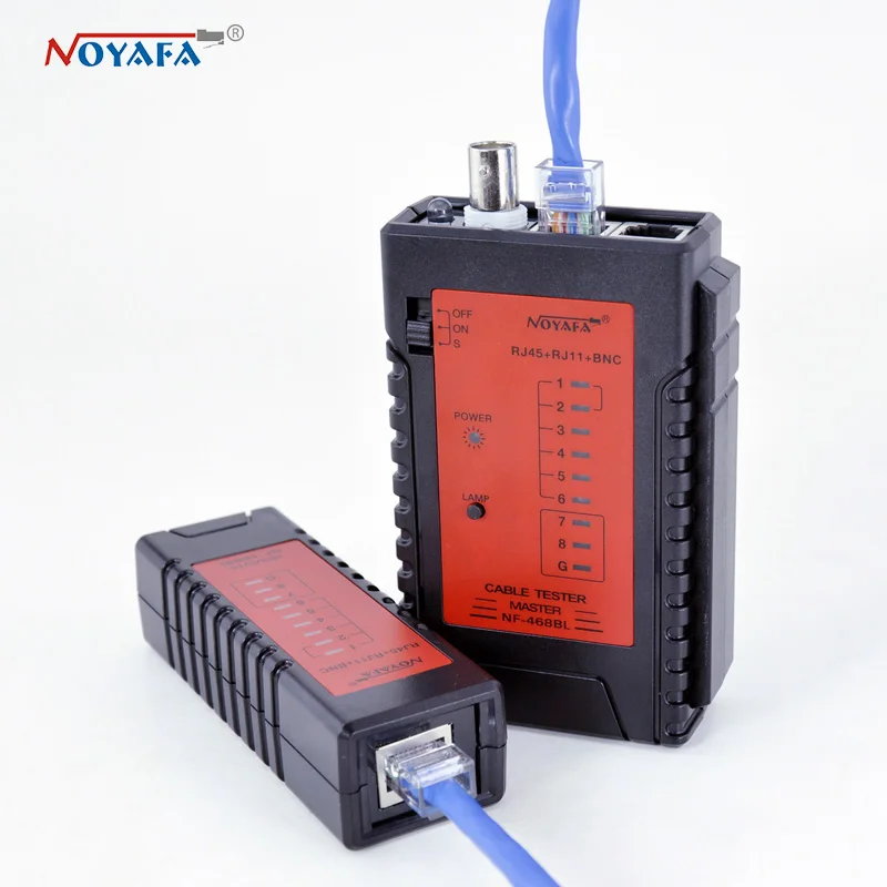 Тестер сетевого кабеля тестер RJ45 RJ11 BNC трекер Ethernet NF_468BL|rj45 socket|rj11 rj45 couplerrj45 rj11 tester |
