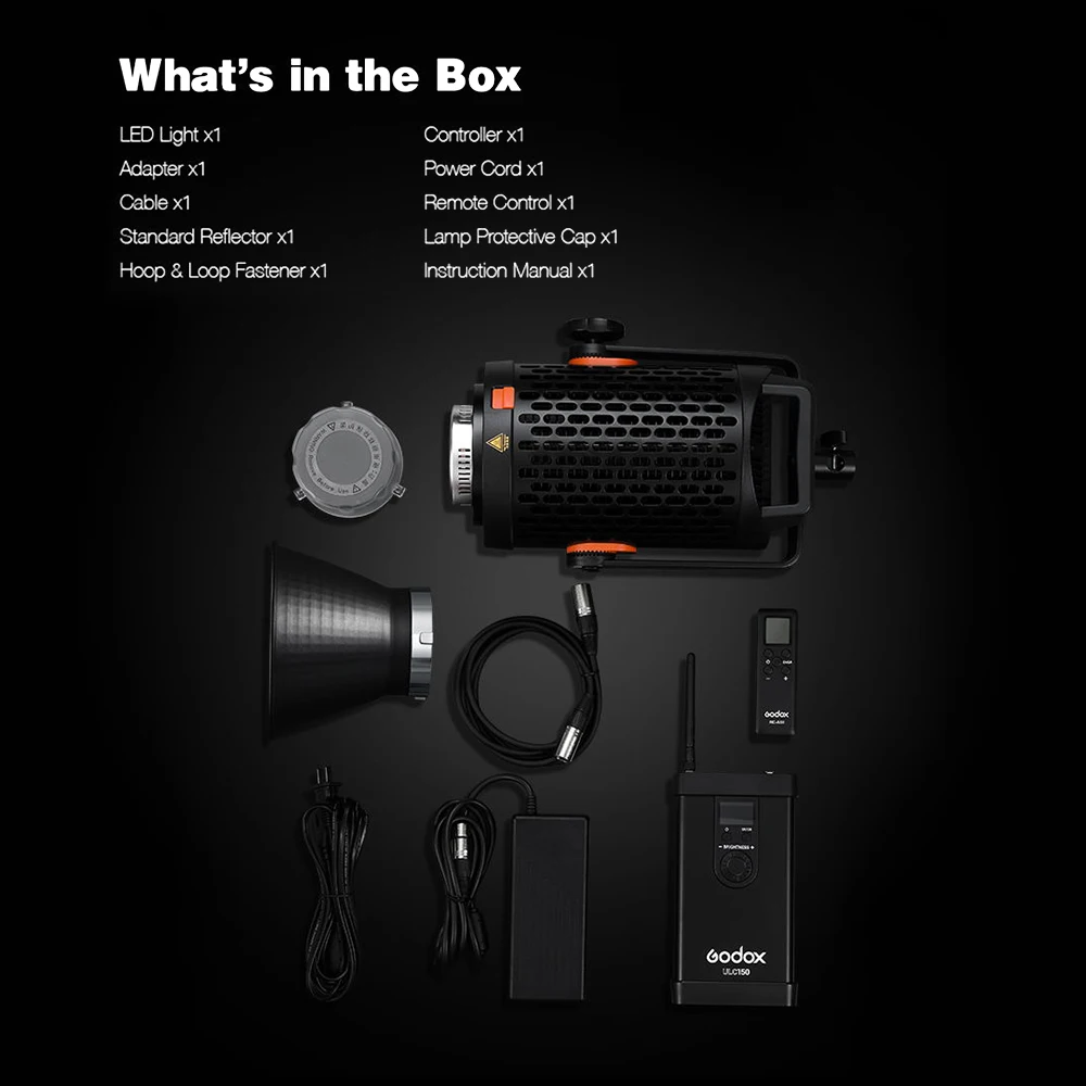 Godox UL150 студийный светильник для фотосъемки 150 Вт 5600 к с цветовой температурой