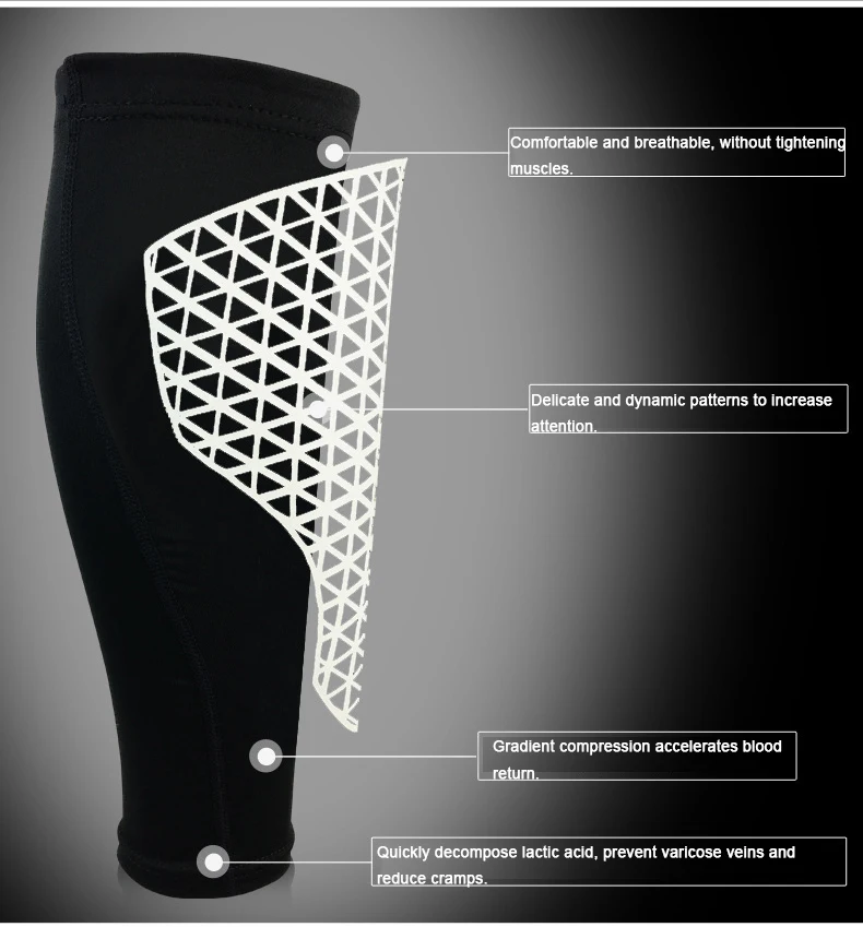 1 шт. гетры спортивные защитные Компрессионные рукава для профессионального бега