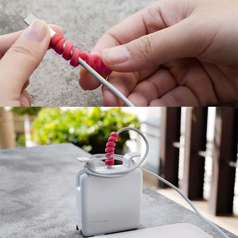 4 шт. usb-кабель для зарядки чехол хранения наушников рабочего стола защита от