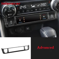1pcs car sticker stainless steel central control adjustment panel decoration cover accessories for 2019 2020 toyota rav4 rav 4