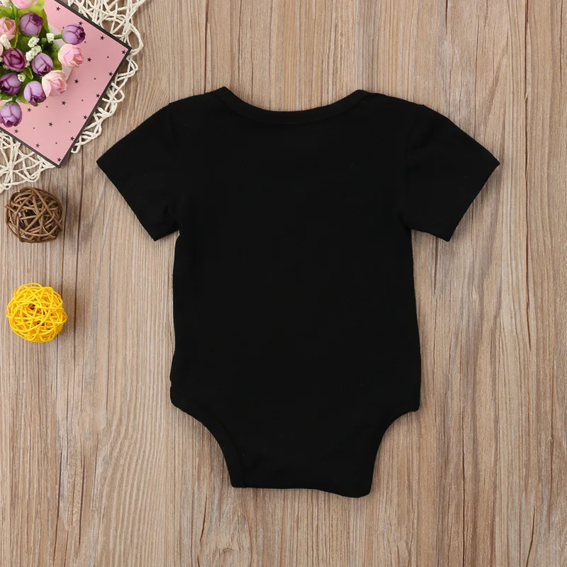 Одежда для малышей с принтом мини Босс Детский комбинезон мальчиков и девочек