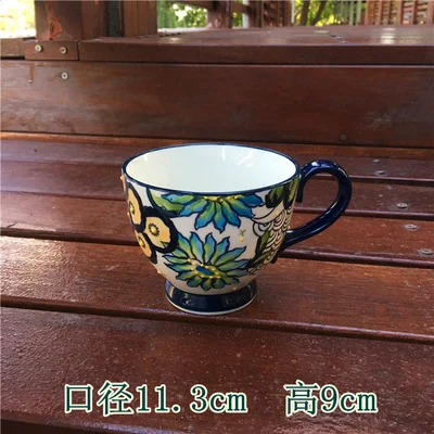 Скандинавские расписанные вручную характерные молочные зерновые чашки для