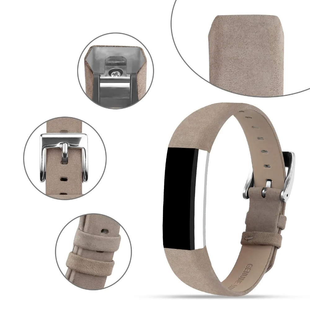 Замена ремешка из натуральной кожи Для Fitbit Alta/Alta HR трекер высокого качества