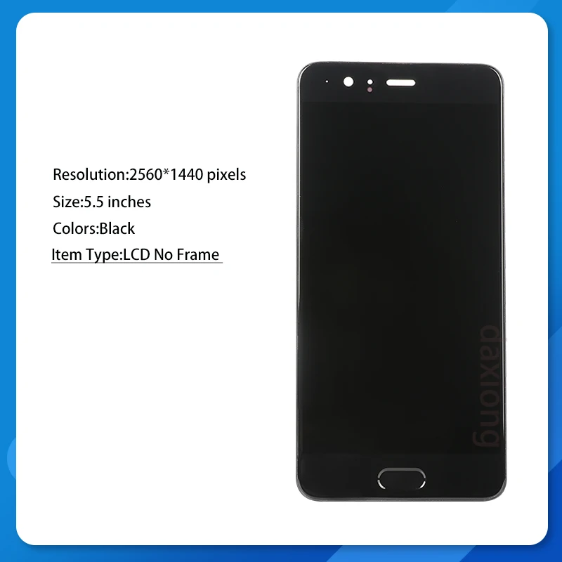 5 5display for huawei p10 plus lcd touch screen with frame digitizer replacement for huawei p10plus vky l09 vky l29 lcd free global shipping