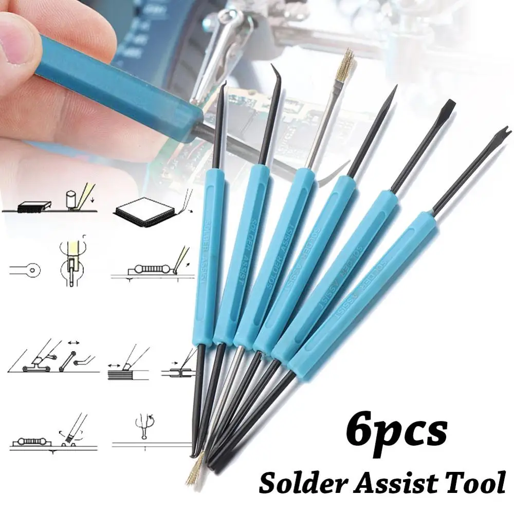 6 шт./компл. электронный Компоненты Сталь вспомогательная Сварка Набор