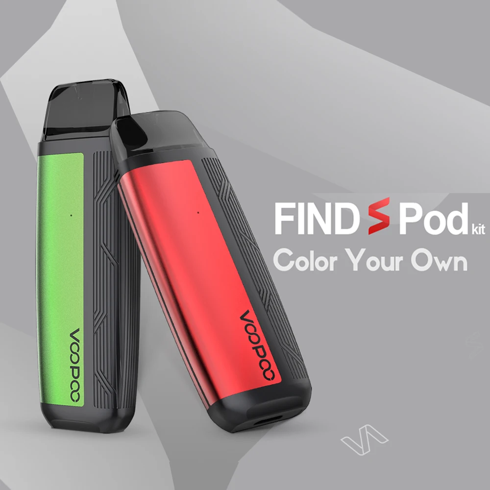 Оригинальный набор VOOPOO Find Pod с сопротивлением 0 12 Ом 420 мАч аккумулятор 1 8 мл