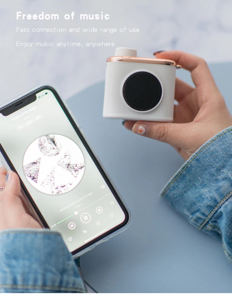 Новая Ретро камера портативный мини Bluetooth динамик милый Ностальгический 3D стерео