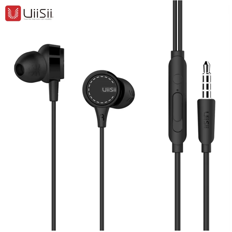 Наушники UiiSii U8 проводные наушники с микрофоном шумоподавлением стерео для