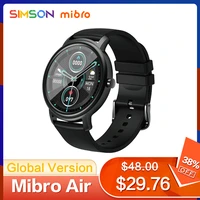 mibro air smart watch men women ip68 waterproof bluetooth 5 sleep monitor fitness heart rate tracker smartwatch android ios
