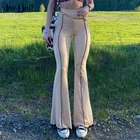 InsDoit гот сексуальный укороченные штаны в стиле панк для фотосъемки в стиле гранж с изображением элегантные брюки в уличном стиле с узором петчворк в винтажном стиле Harajuku красивая летняя Брюки-клеш