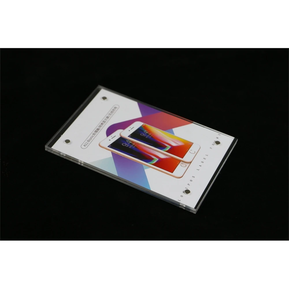 10 шт. ярлык для сотового телефона прозрачная акриловая Фотокарта Магнитная рамка