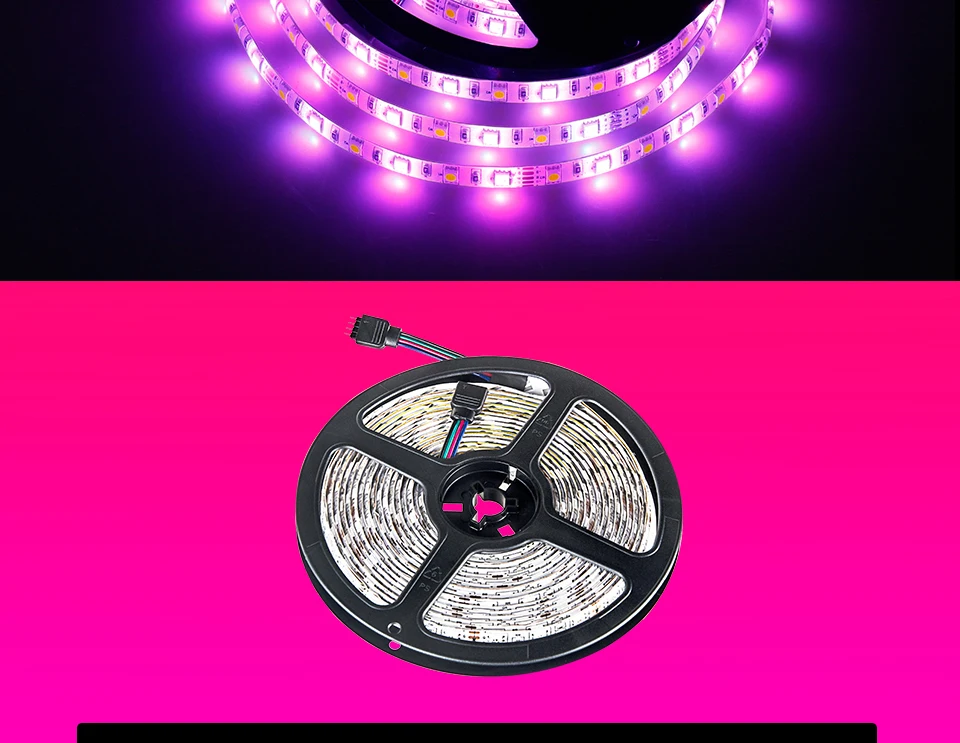 5 м 5050 светодиодная лента светильник DC12V RGB освещение кухонного шкафа праздничный декор светодиодный лента 60 светодиодный s/M водонепроницаемый тв подсветка