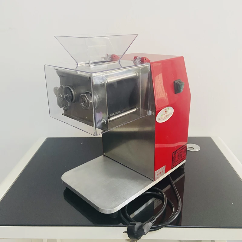 

Luxury Meat Slicing Machine Stainless Steel Automatic 1100W Pork and lamb Slicer Machine Meat cuttier Removable meat cleaver