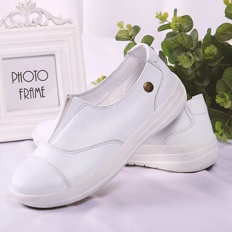 Новинка 2019 года модная женская повседневная обувь удобные слипоны из