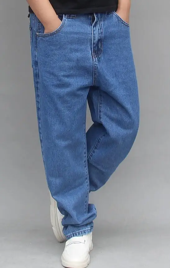 Men's Jeans Men's Street Personality Hanging Crotch Jeans Tapered Harem Pants Hip Hop Denim Pants Size 29-40