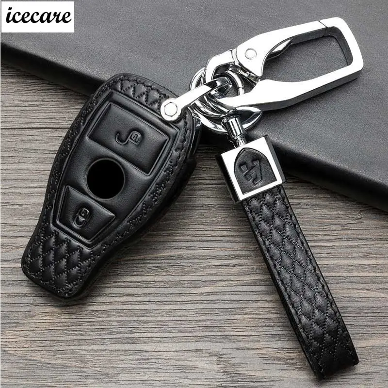 Чехол для ключей из натуральной кожи аксессуары Mercedes Benz W124 W212 W210 W176 Gla Amg Cla W203 W204 W211