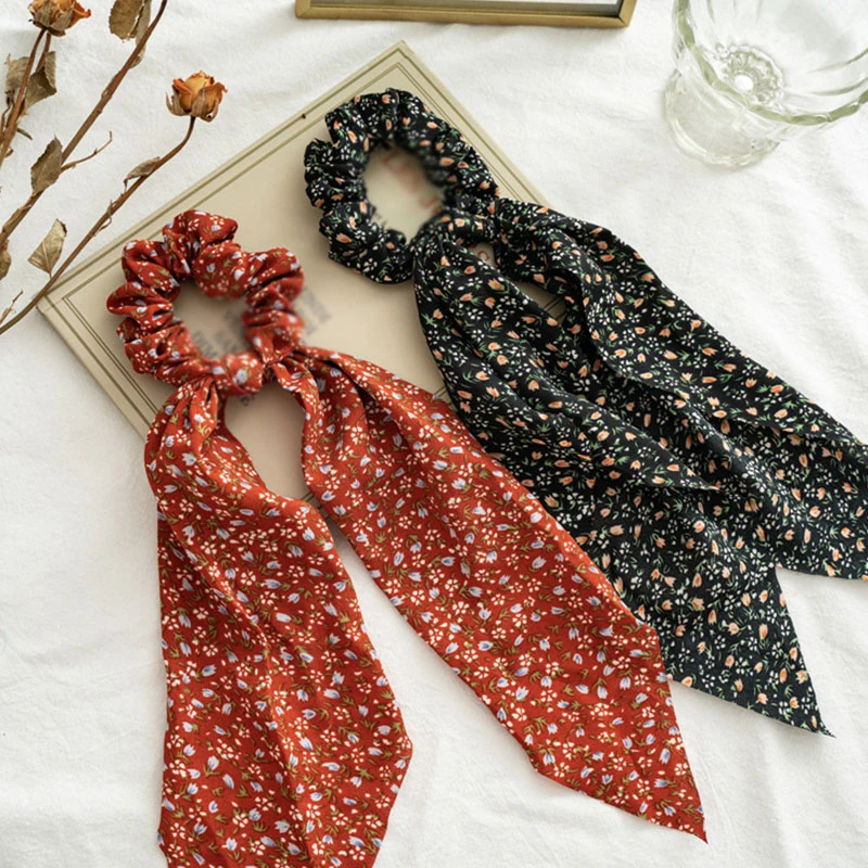 Женская резинка для волос сделай сам элегантная эластичная лента длинных с