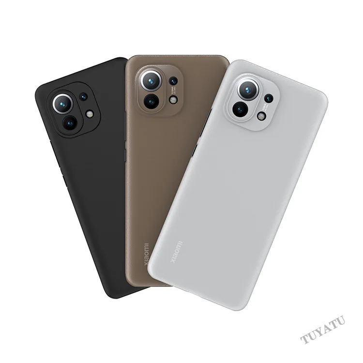 

Ультратонкий матовый чехол для телефона Xiaomi 11, ультраобъектив с полным покрытием, ударопрочные Матовые чехлы для Xiaomi 11 MI11