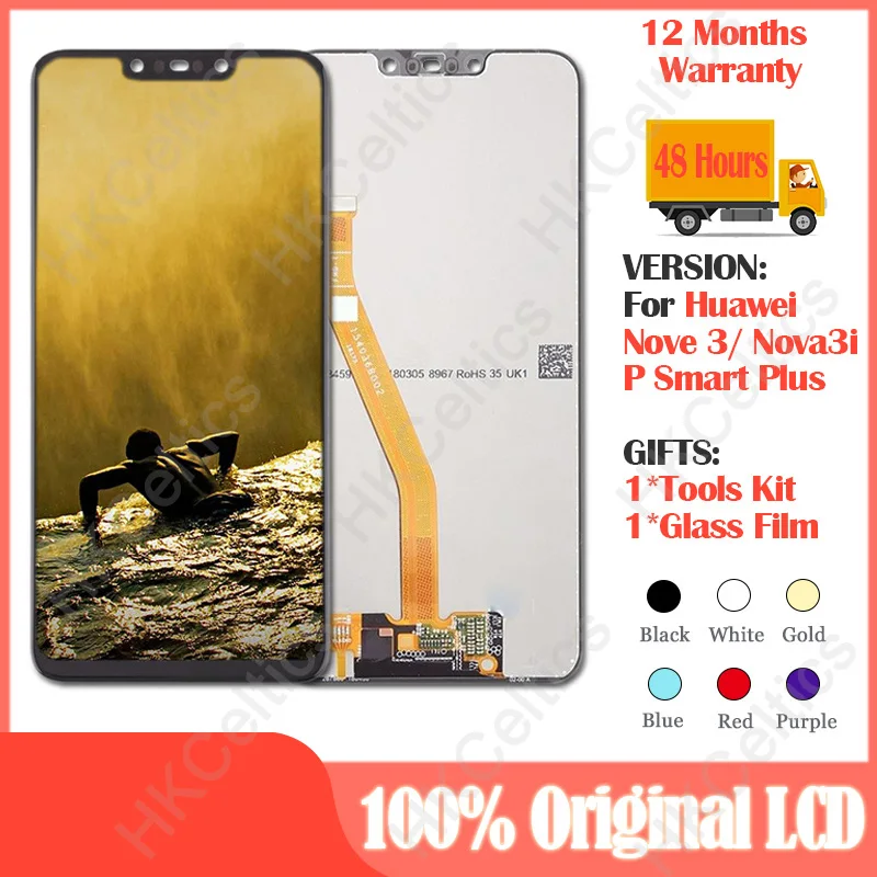 ЖК-дисплей для huawei Nova 3i+ сенсорный экран INE LX2 L21 сменный ЖК-дисплей для huawei Nova 3 lcd PAR LX1 LX9 экран
