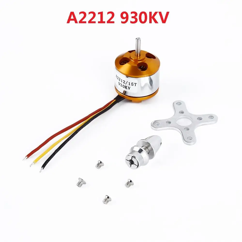 1 шт. A2212 бесщеточный мотор 930KV 1000KV 1400KV 2200KV 2700KV для RC самолета мульти-коптер внешний