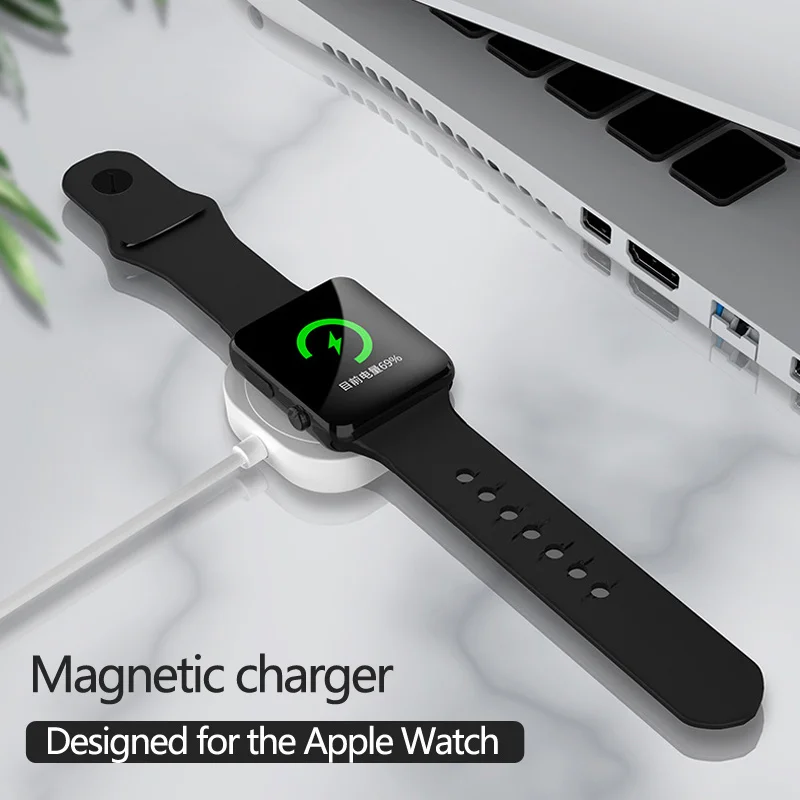Magnetic Small Chargers for Smart Apple Watch 6 5 4 3 2 SE Induction Fast Charging USB Portable Charger Accessories | Электроника
