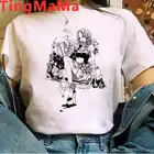 Футболка женская, в стиле Харадзюку, ольччан, размера плюс