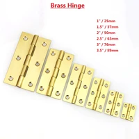 1pcs quality solid brass butt hinge choose small large door cabinet cupboard hinges