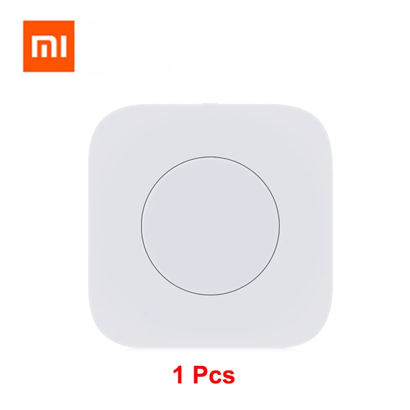 1pcs wireless switch Умный беспроводной переключатель Xiaomi Aqara, умный пульт дистанционного управления одним ключом, интеллектуальное приложение MiJia, приложение для домашней безопасности, управление приложением - Цвет: 1pcs wireless switch
