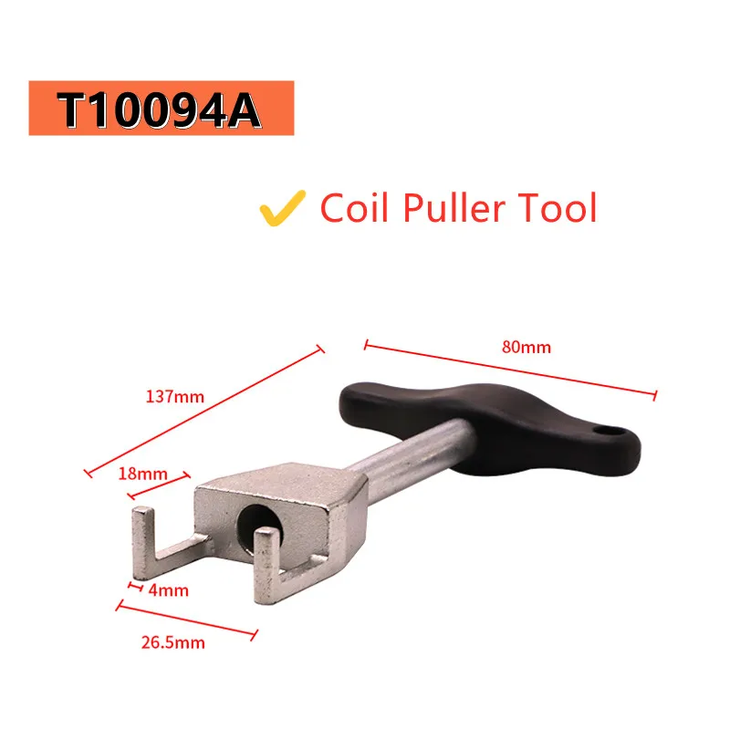 Coil Puller Tool T10094A Car Vehicle Ignition Coil Removal Spark Plug Puller Tool for VW Polos