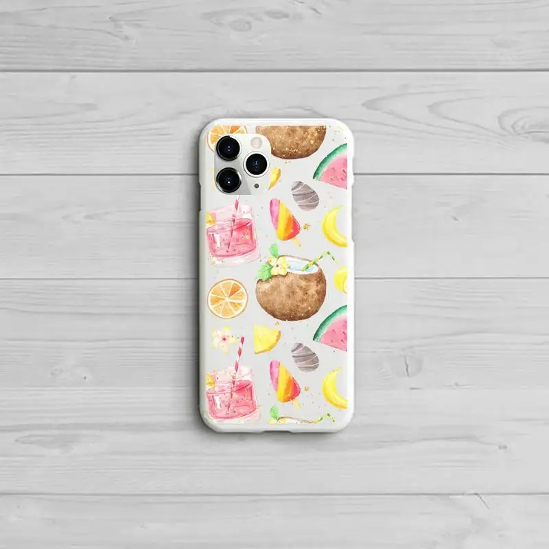 

Cartoon Fruit Lemon fashion cute special Phone Case Candy Color for iPhone 11 12 pro XS MAX 8 7 6 6S Plus X 5S SE 2020 XR