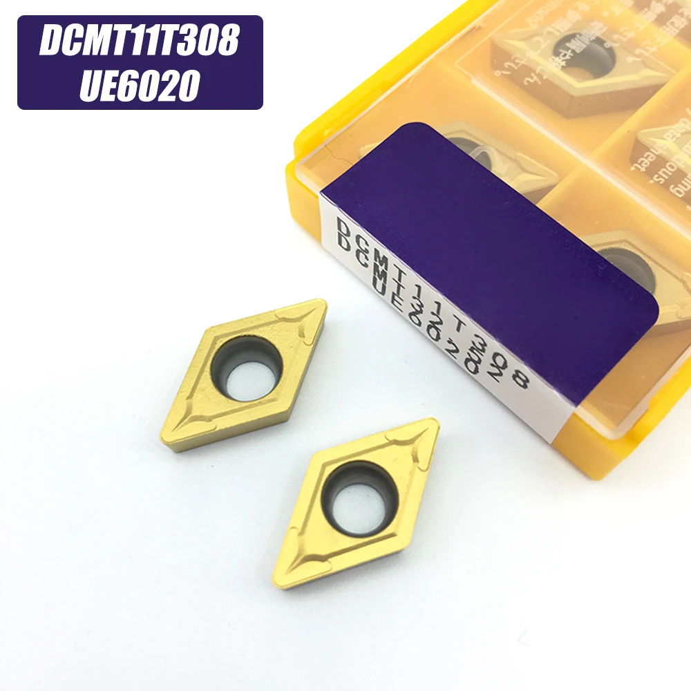 20 шт. DCMT11T308 карбидная вставка DCMT11 T308 UE6020 торцевая фреза токарный станок с ЧПУ