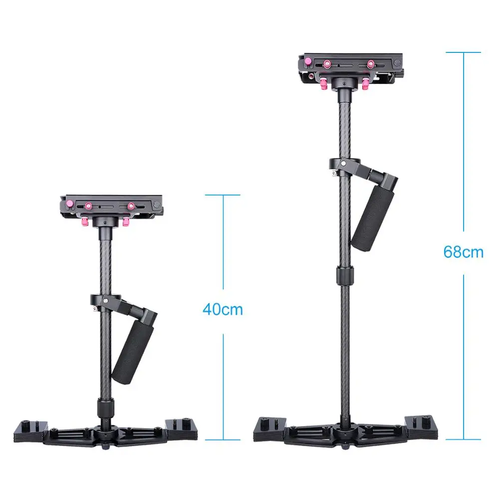 Профессиональный Ручной Стабилизатор из углеродного волокна для камеры Canon Nikon