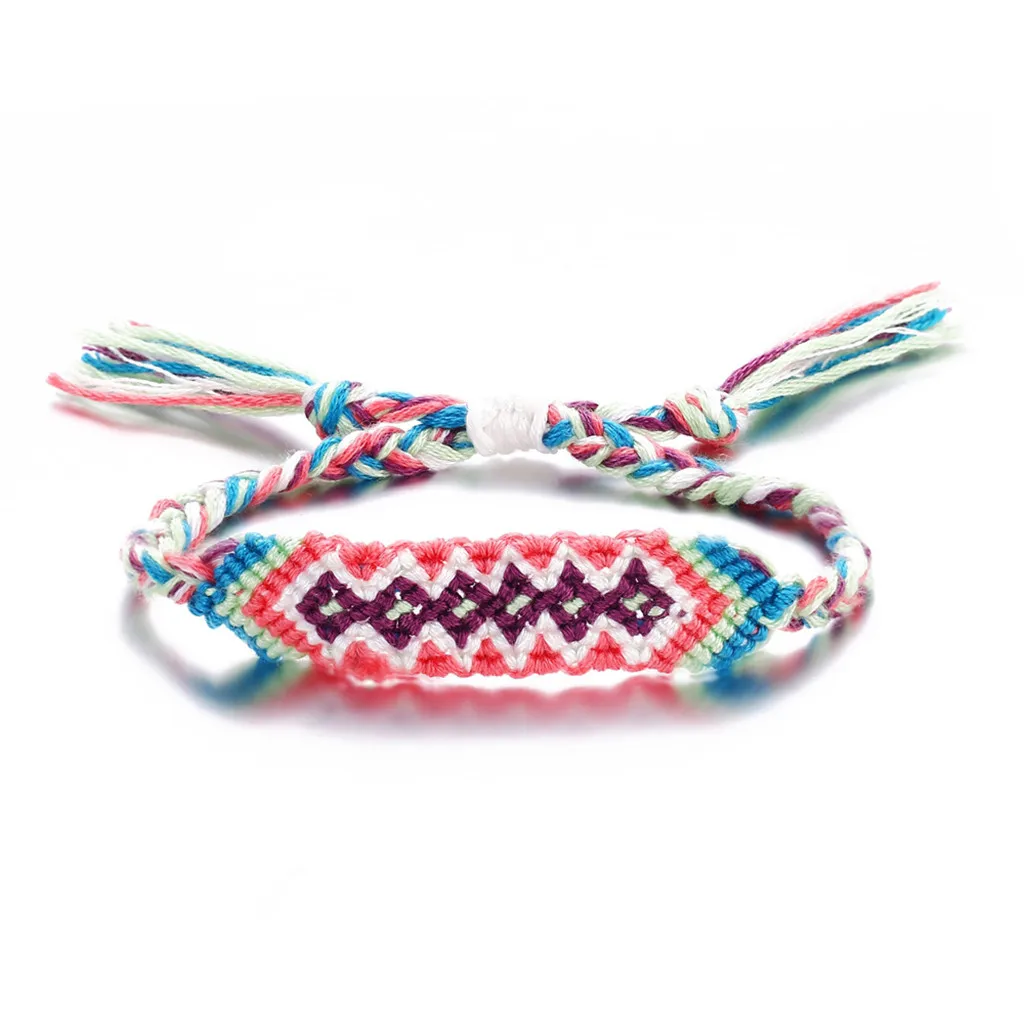 Персональные богемные Браслеты на ногу ручной работы многоцветные ножные для