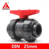 sanking 25mm pvc true union ball valve connector upvc valve water tank adaptor