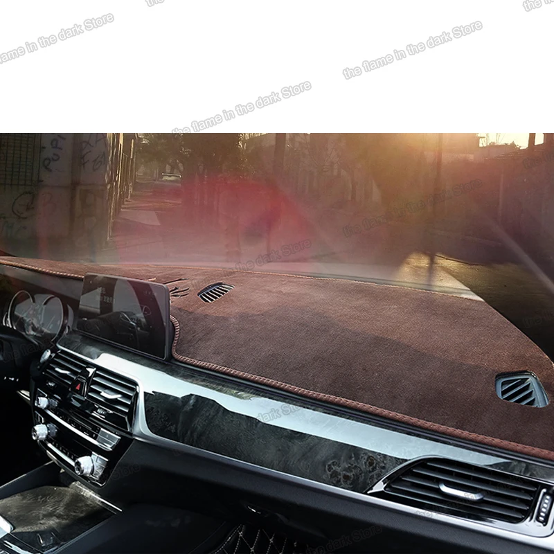 Lsrtw2017 замшевый полиэфирный коврик для приборной панели автомобиля bmw X5 X6 2013 2014 2015