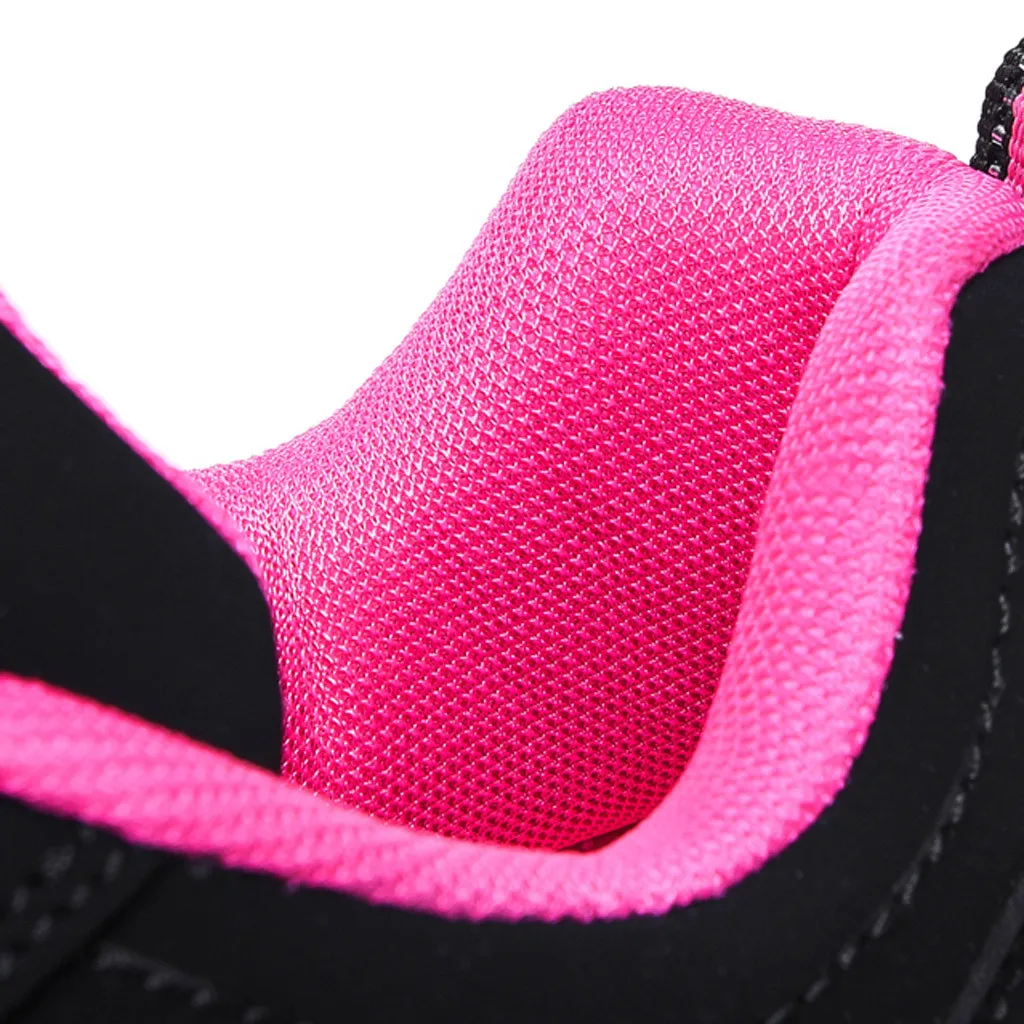 Женская обувь Модные сетчатые дышащие уличные Прогулочные кроссовки на шнуровке