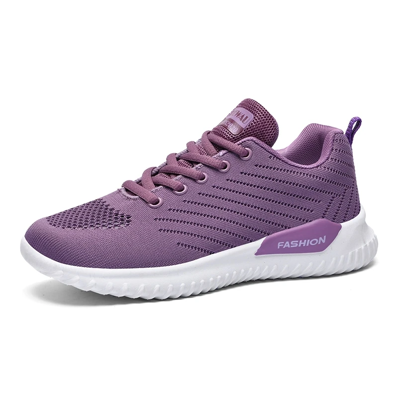 

2021 Summer New Running Shoes Women Breathable Sports Shoes Outdoor Lace-up Brand Off White Sneakers Zapatillas Mujer Deportiva