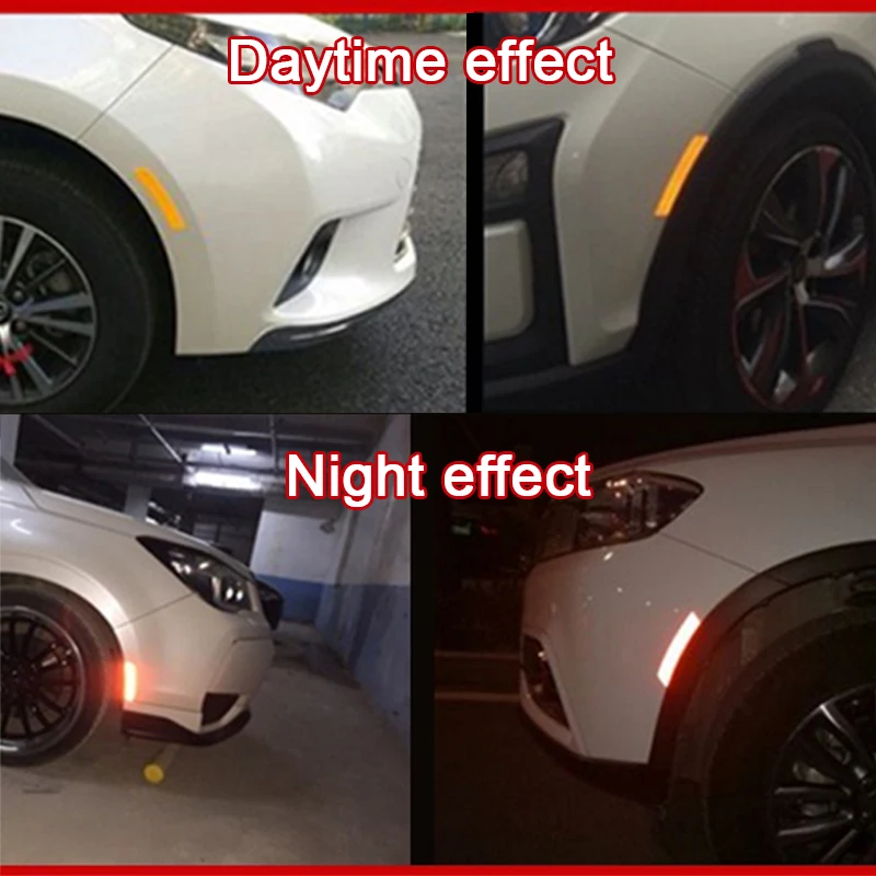 5cm Car Reflective Tape Stickers Warning Safety Styling for Honda City OSM FC Small PUYO Element Step REMIX CRV | Автомобили и