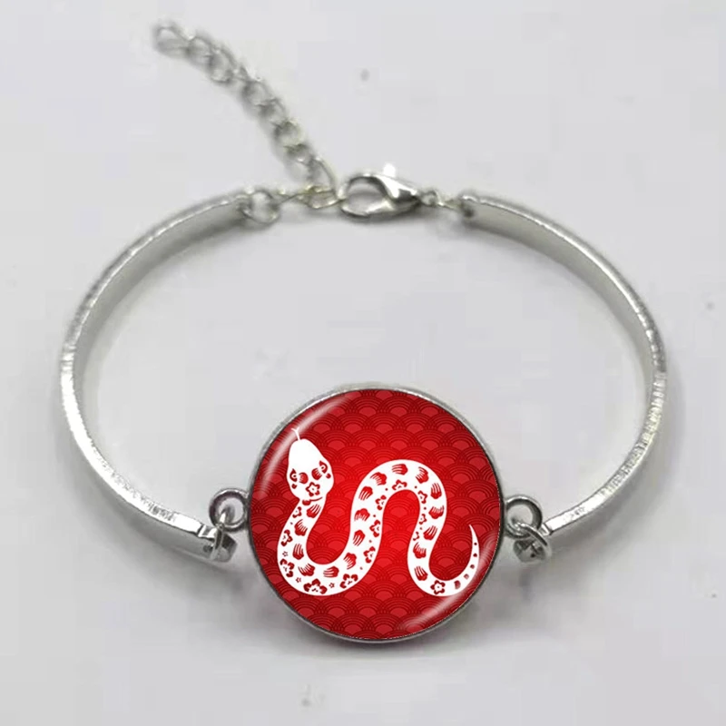 Новый модный браслет со знаком зодиака год крысы быка тигра кролика дракона