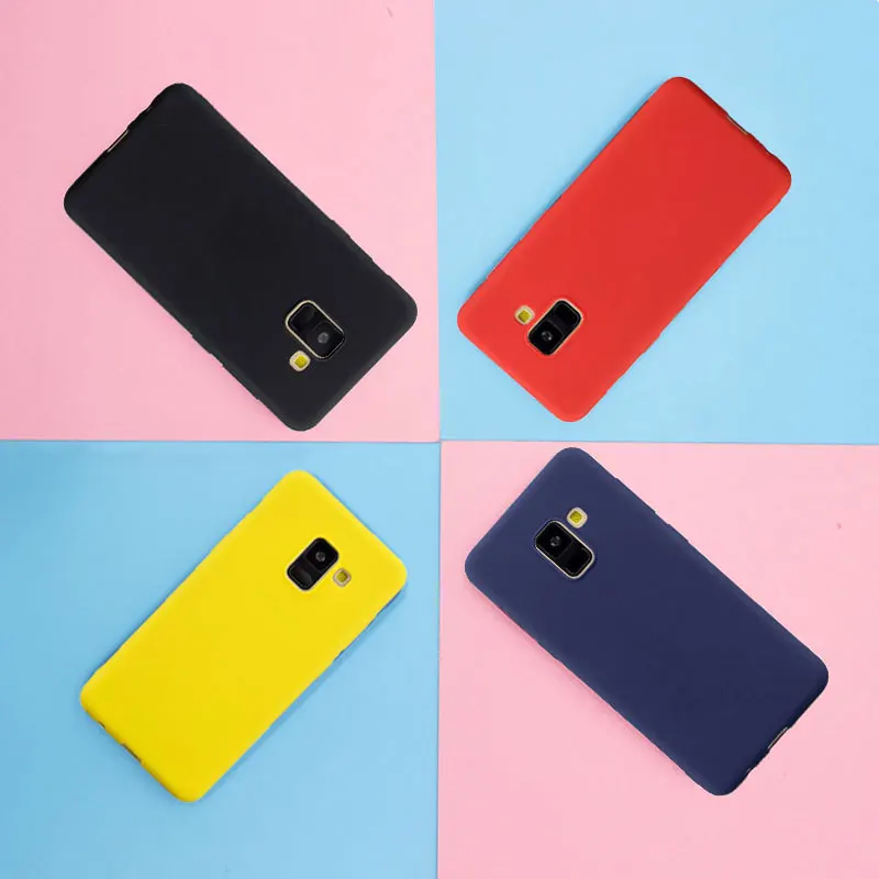 Роскошный мягкий ТПУ чехол карамельных цветов для Samsung Galaxy S9 S8 S7 Edge Plus J3 J4 J5 J6 J7 A3 A5